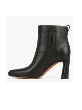 VINCE Hillside Black Leather Bootie Size 6.5 Women